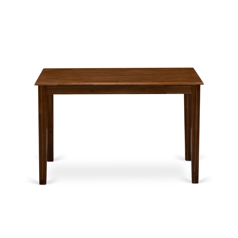 East West Furniture Yarmouth Rectangular Wood Dining Table in Walnutt