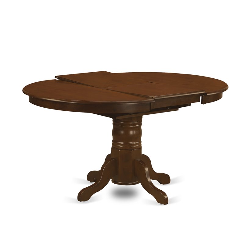 East West Furniture Kenley Traditional Wood Dining Table in Espresso