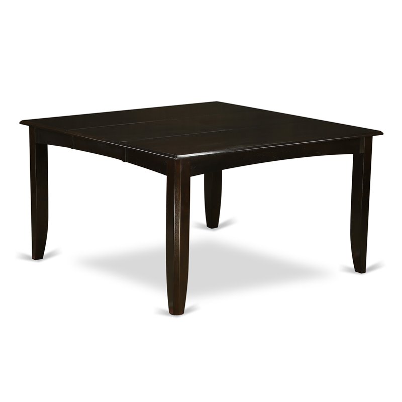 East West Furniture Parfait 5-piece Wood Kitchen Table Set in Cappuccino