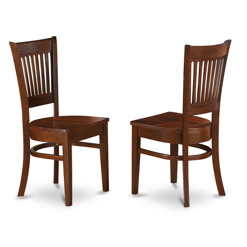East West Furniture Vancouver 5-piece Wood Dining Room Set in Espresso