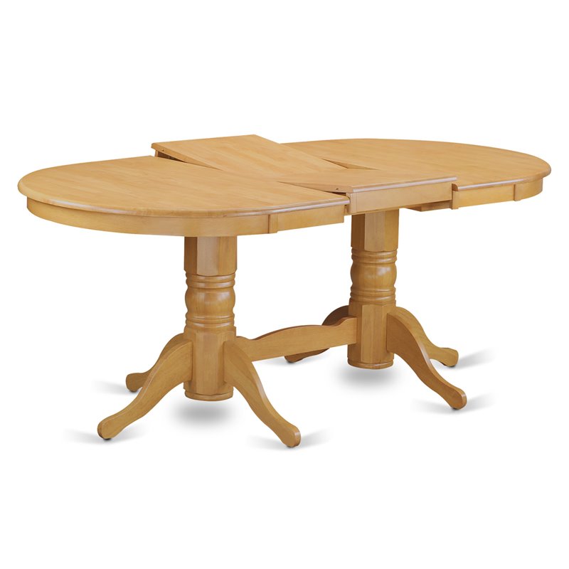 East West Furniture Vancouver 5-piece Wood Table and Dining Chair Set in Oak