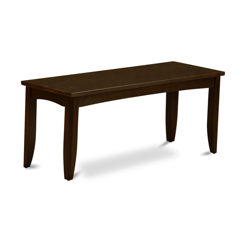 East West Furniture Parfait 6-piece Wood Dining Table Set in Cappuccino