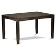 East West Furniture Lynfield Rectangular Wood Dining Table in Cappuccino