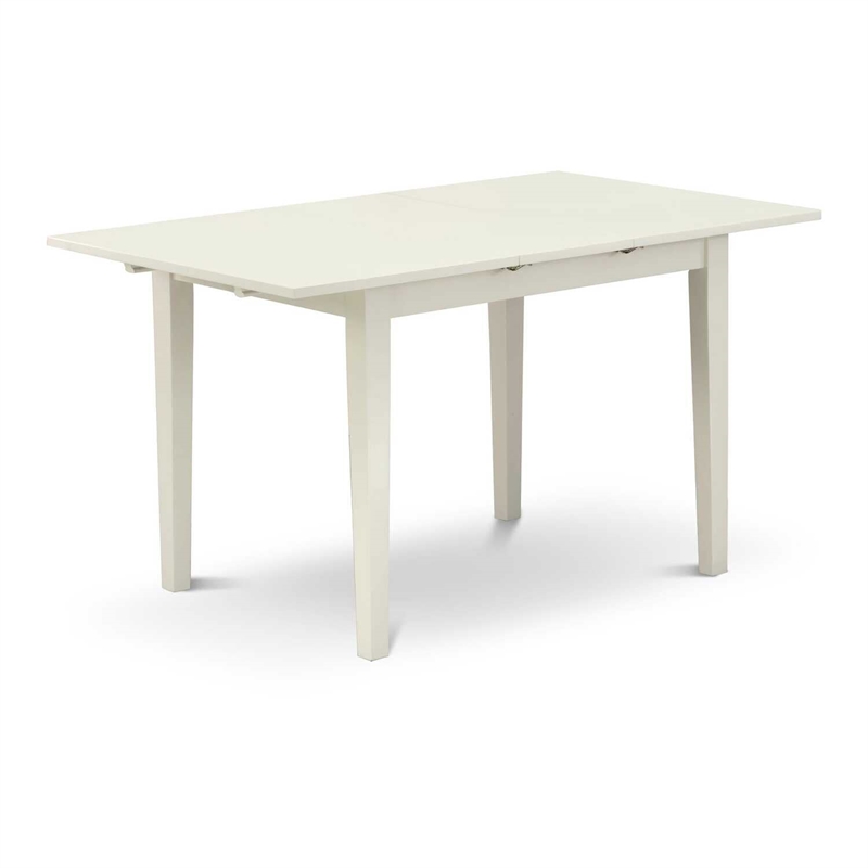East West Furniture Norden 3-Piece Wood Kitchen Set in Linen White/Baby Blue