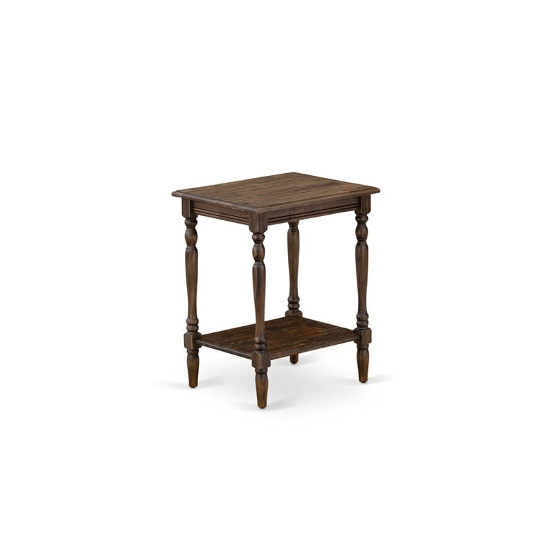 East West Furniture Granbury 2-Piece Wood Full Bedroom Set in Dark Brown