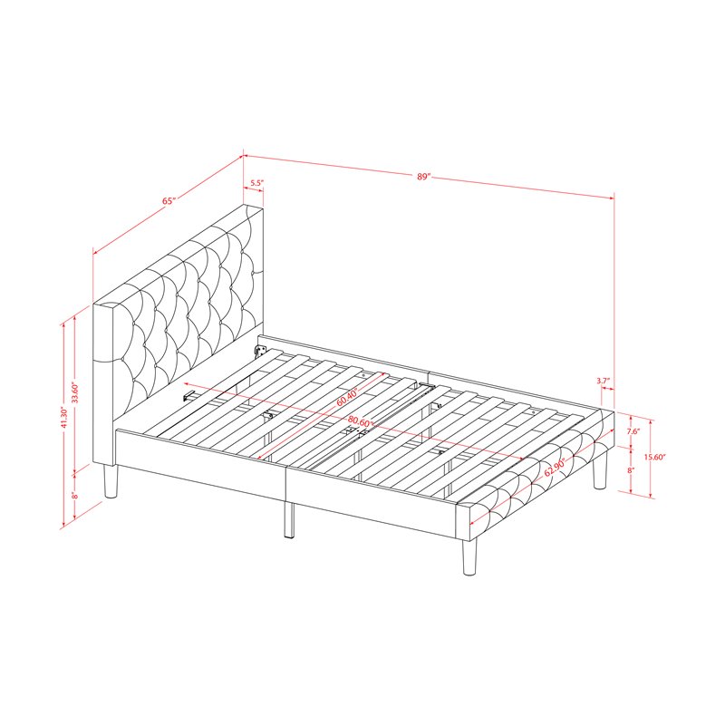East West Furniture Nolan 3 Pieces Wood Queen Bedroom Set in White/Urban Gray
