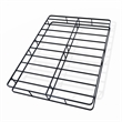 East West Furniture Dothan Traditional Metal Queen Bed Frame in Black