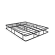 East West Furniture Dothan Traditional Metal Queen Bed Frame in Black