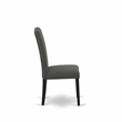 ESEN3-BCH-20 - Dining Table and 2 Parson Chairs with High Back - Black Finish