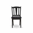 East West Furniture Kitchen Table and 4 Dining Room Chairs in Black
