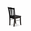 East West Furniture Kitchen Table and 4 Dining Room Chairs in Black
