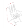 MNBS3CANA - Bistro Table and 2 Folding Dining Chairs - Natural Oil Finish