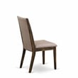 East West Furniture Dining Table and 10 Dark Khaki Chair in Distressed Jacobean