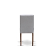 East West Furniture 5-Piece Kitchen Table Set in Antique Walnut/Gray