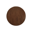 East West Furniture 3-Piece Kitchen Table Set in Antique Walnut/Light Gray