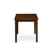 East West Furniture 3-Piece Dining Table Set  in Antique Walnut/Light Gray