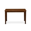 East West Furniture 5-Piece Kitchen Table Set in Antique Walnut/Light Gray