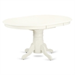 East West Furniture 5-Piece Dining Set in Linen White/Light Gray