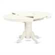 East West Furniture 5-Piece Kitchen Table Set in Linen White/Light Beige