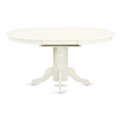 East West Furniture 5-Piece Kitchen Table Set in Linen White/Light Beige