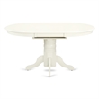 East West Furniture 5-Piece Kitchen Table Set in Linen White/Light Beige