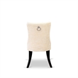 East West Furniture 5-Piece Dining Set in Light Beige/Black