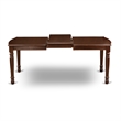 East West Furniture 9-Piece Dining Set in Mahogany/Willow Green