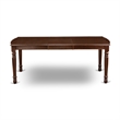 East West Furniture 9-Piece Dining Set in Mahogany/Willow Green