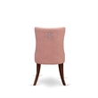 East West Furniture 3-Piece Dining Set in Mahogany/Beige Red
