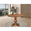 East West Furniture Irving Dining Room Table in Walnut Finish