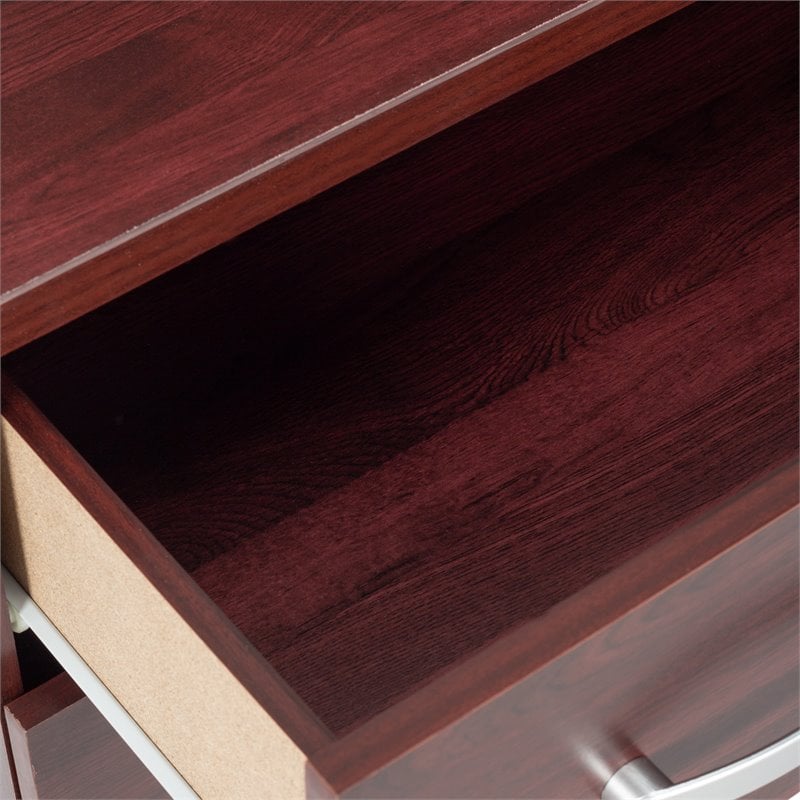 Better Home Products Cindy Wooden 3 Drawer Chest Bedroom Dresser in Mahogany