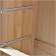 Better Home Products Isabela Solid Pine Wood 4 Drawer Chest Dresser in White