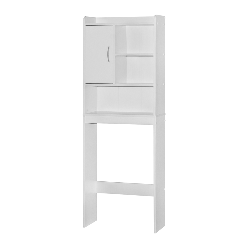 Better Home Products Ace Over the Toilet Storage Cabinet in White