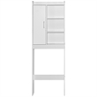 Better Home Products Ace Over the Toilet Storage Shelf in White