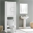 Better Home Products Ace Over the Toilet Storage Shelf in White