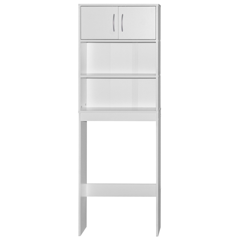 Better Home Products Ace Over the Toilet Storage Rack in White