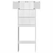 Better Home Products Ace Over the Toilet Storage Rack in White