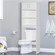 Better Home Products Ace Over the Toilet Storage Rack in White