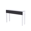 Better Home Products Mirrored Vanity Table Mirrored Console Table with 3 Drawers