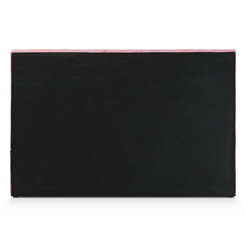 Cosmopolitan King Velvet Tufted Upholstered Storage Platform Bed in Pink