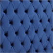 Cosmopolitan Queen Velvet Tufted Upholstered Storage Platform Bed in Blue