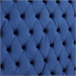 Cosmopolitan King Velvet Tufted Upholstered Storage Platform Bed in Blue