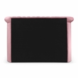 Elizabeth Upholstered Velvet Round Storage King Size Bed in Pink Color