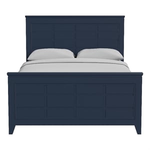My Home Furnishings Bailey Full Panel Bed in Williamsburg Blue