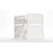 My Home Furnishings Neopolitan Full Bunk Bed in Bright White