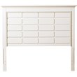 My Home Furnishings Bailey Full Panel Headboard in Bright White