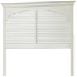 My Home Furnishings Neopolitan Queen Panel Headboard in Bright White
