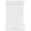 My Home Furnishings Neopolitan 2-Drawer Nightstand in Bright White