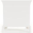 My Home Furnishings Neopolitan 2-Drawer Nightstand in Bright White