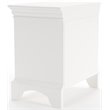 My Home Furnishings Neopolitan 2-Drawer Nightstand in Bright White